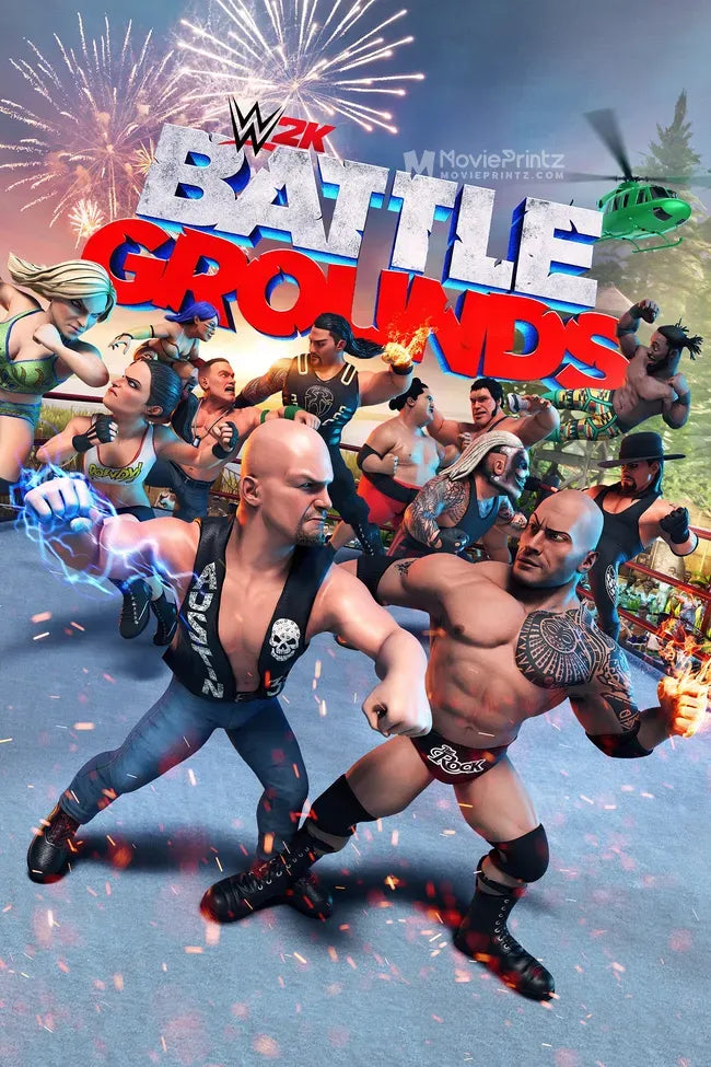 WWE 2K Battlegrounds Poster