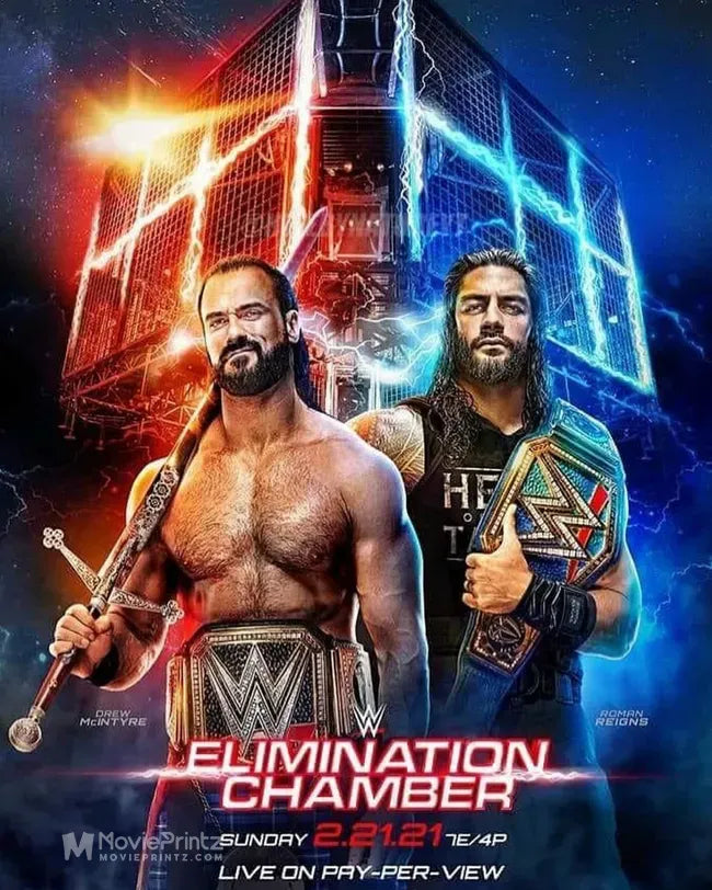 WWE Elimination Chamber Poster