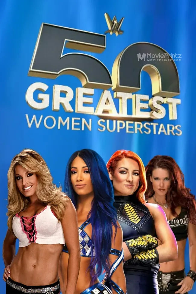 WWE: The 50 Greatest Women Superstars Poster