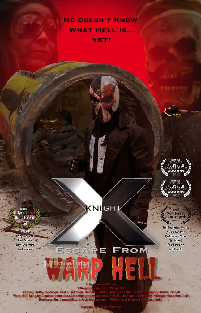 X KNIGHT Escape from Warp Hell Poster