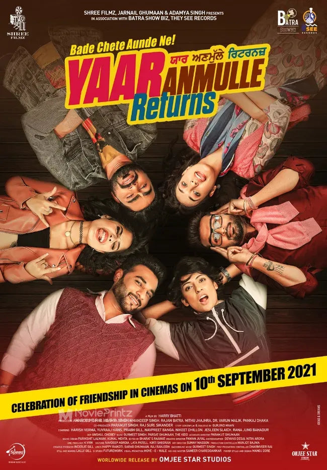 Yaar Anmulle Returns Poster