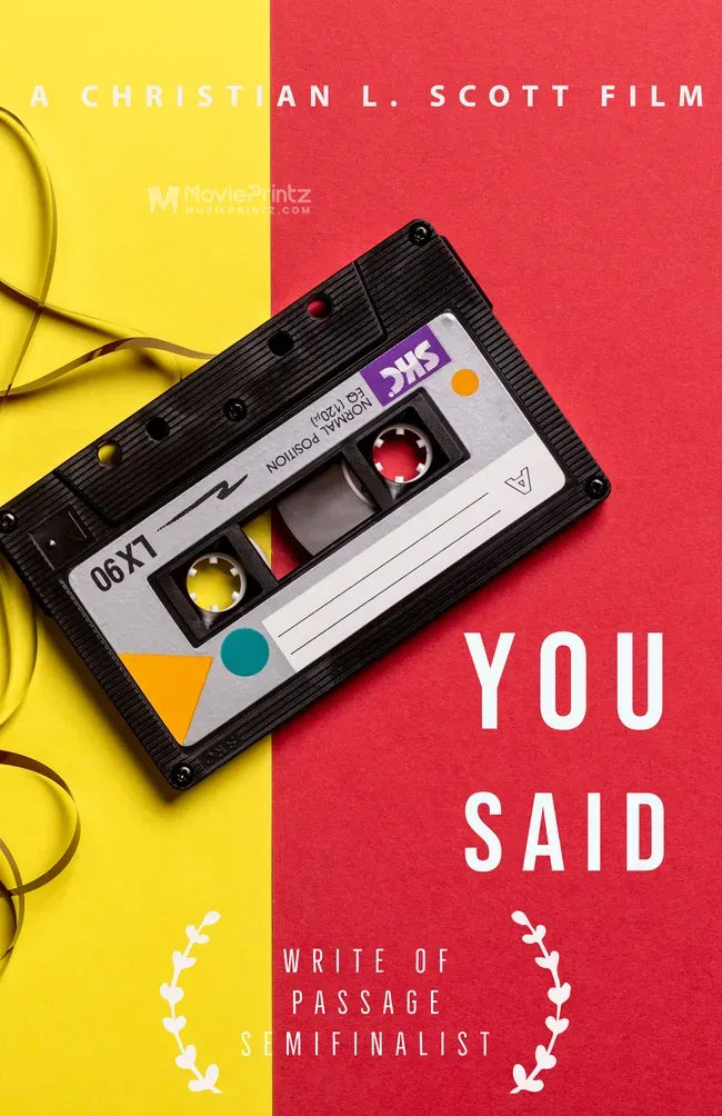 You Said Poster