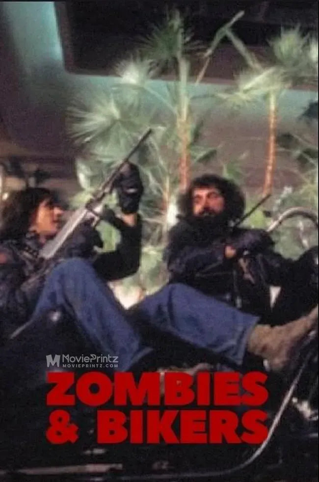 Zombies and Bikers Poster